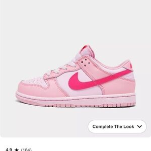 Nike Pink and Fuchsia Low-Top Sneakers